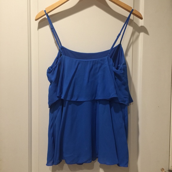 BCBG Max Azria Bright Blue Adjustable Swing Tank S - Picture 3 of 3